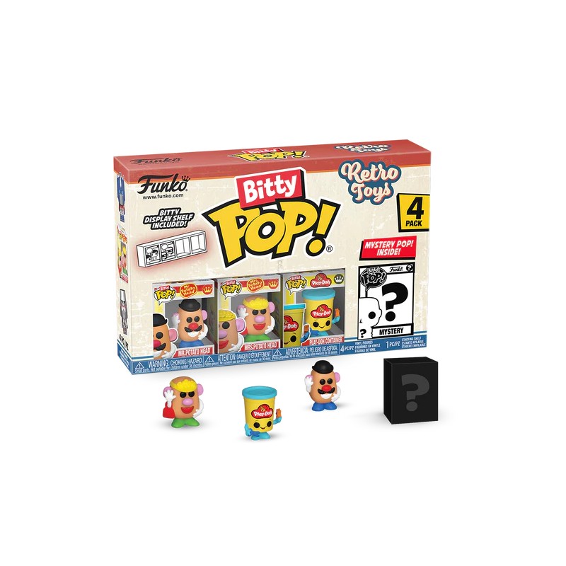 Bitty Pop! - Retro toys - Mr. Potato Head 4 Pack